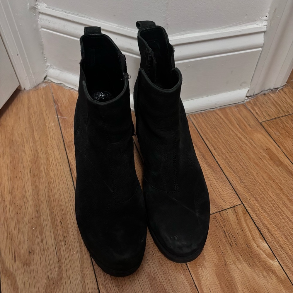 Vagabond Shoemakers Black Ankle Boots Size 38